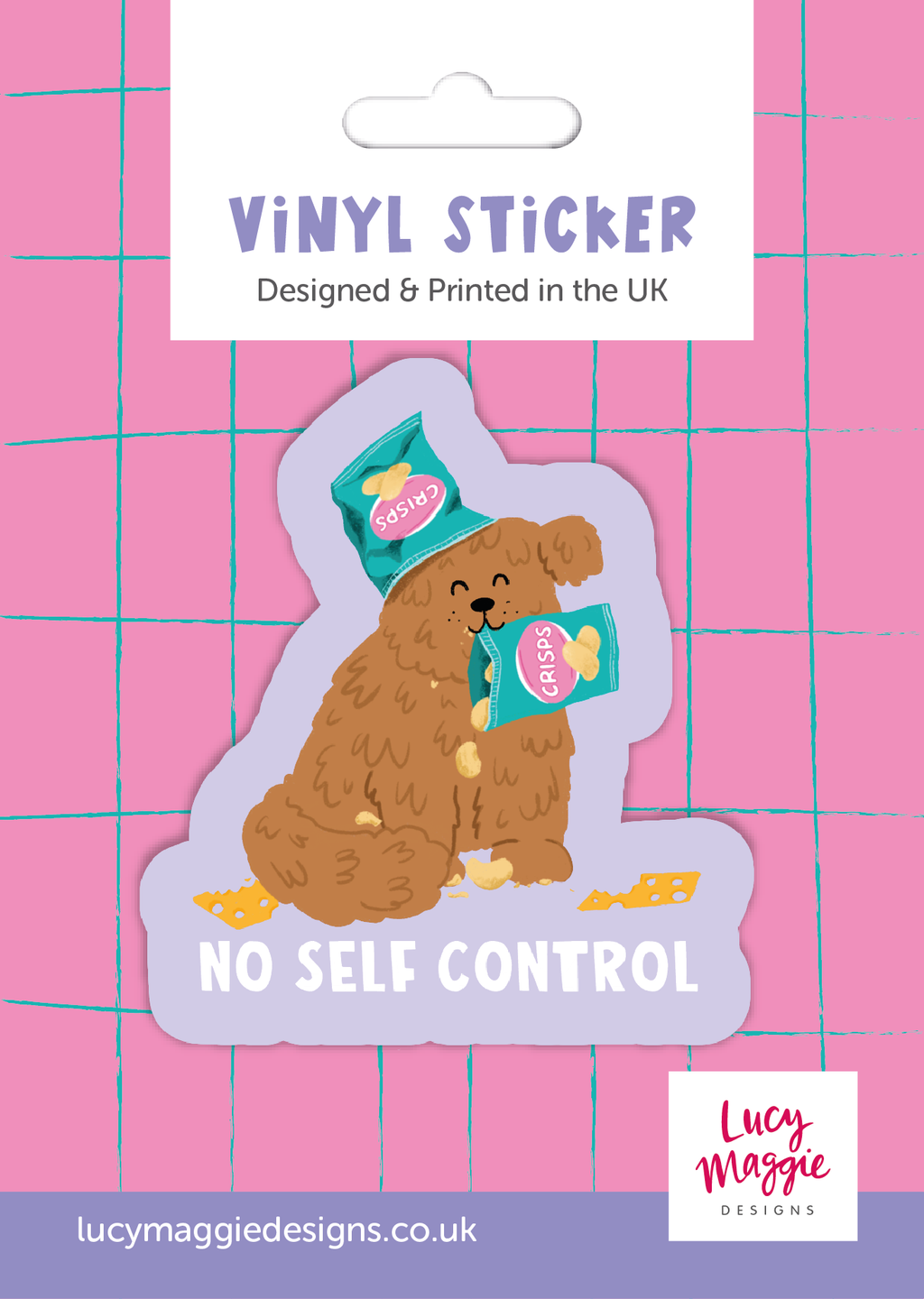 No Self Control Vinyl Sticker