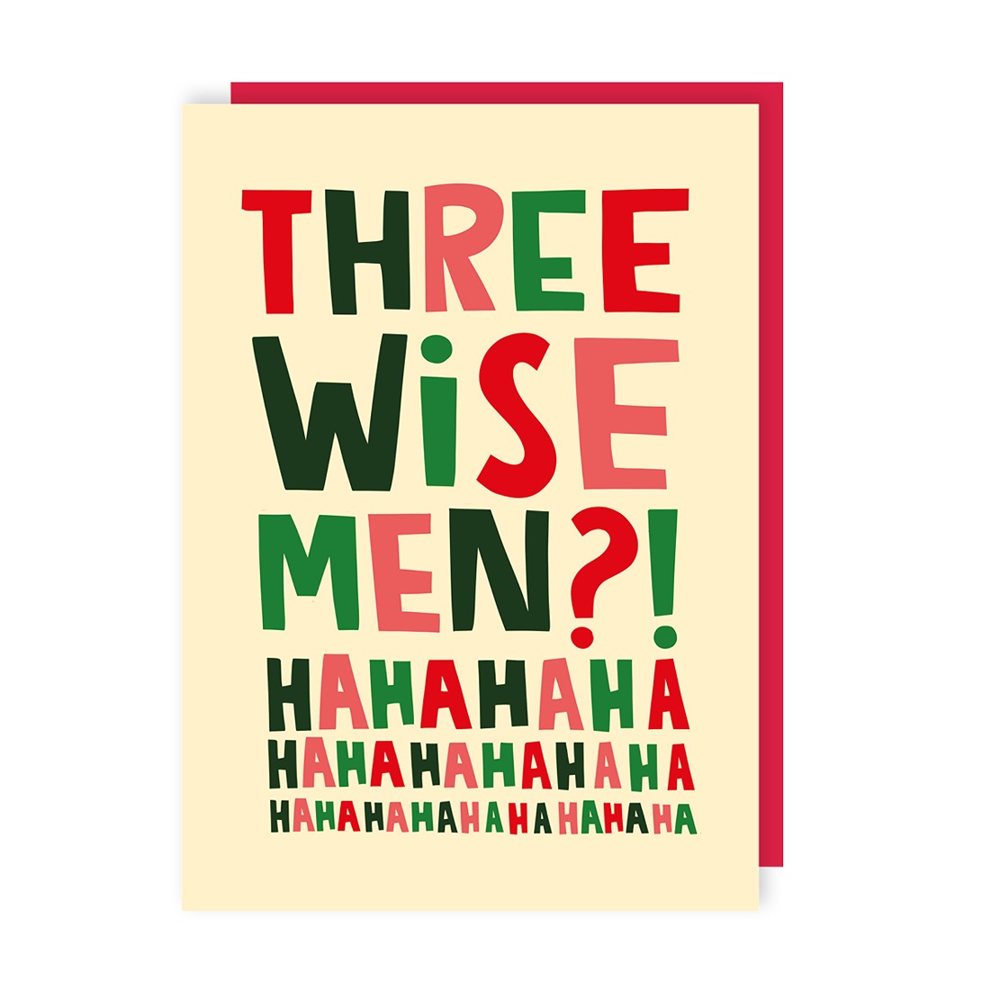 Three Wise Men Christmas Card