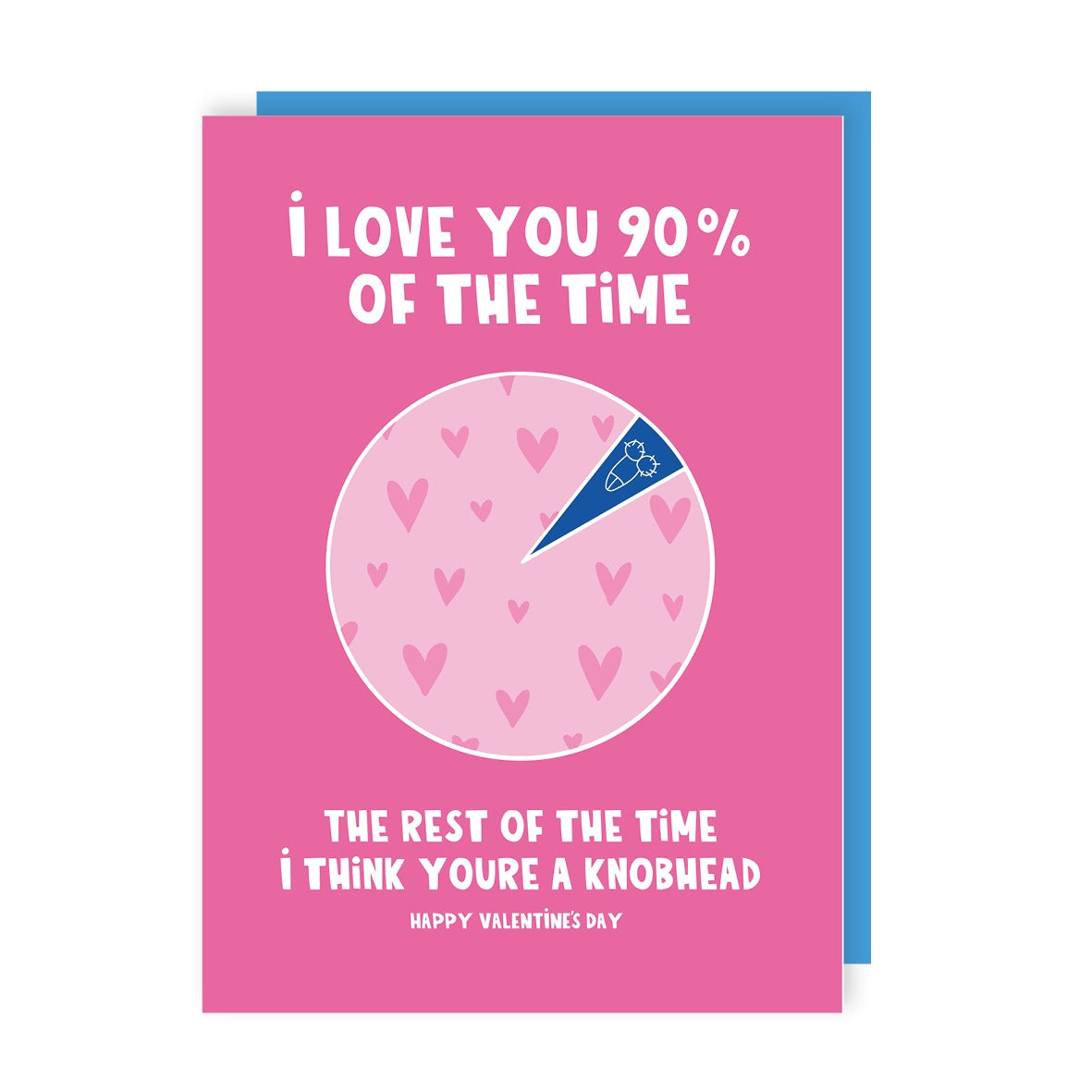 Love You 90% of the Time Love Card