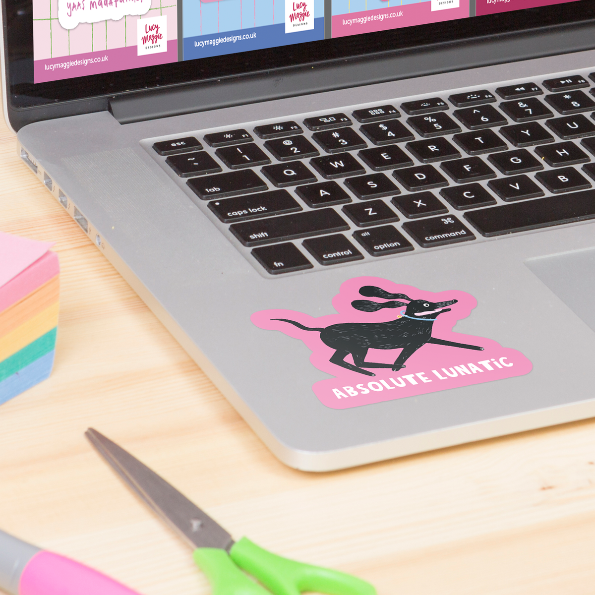 Absolute Lunatic Vinyl Sticker