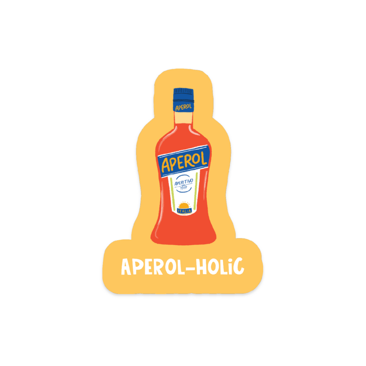 Aperol-holic Vinyl Sticker