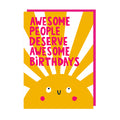 Awesome Birthdays Card