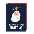 Baby Jesus Christmas Card