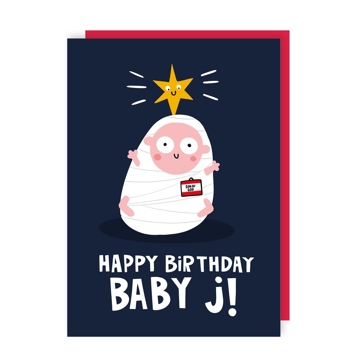 Baby Jesus Christmas Card