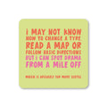 Basic Directions Coaster