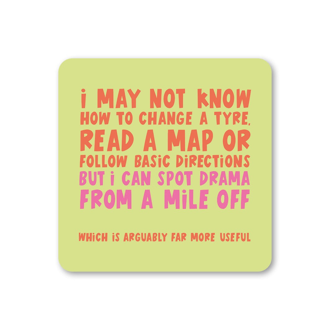Basic Directions Coaster