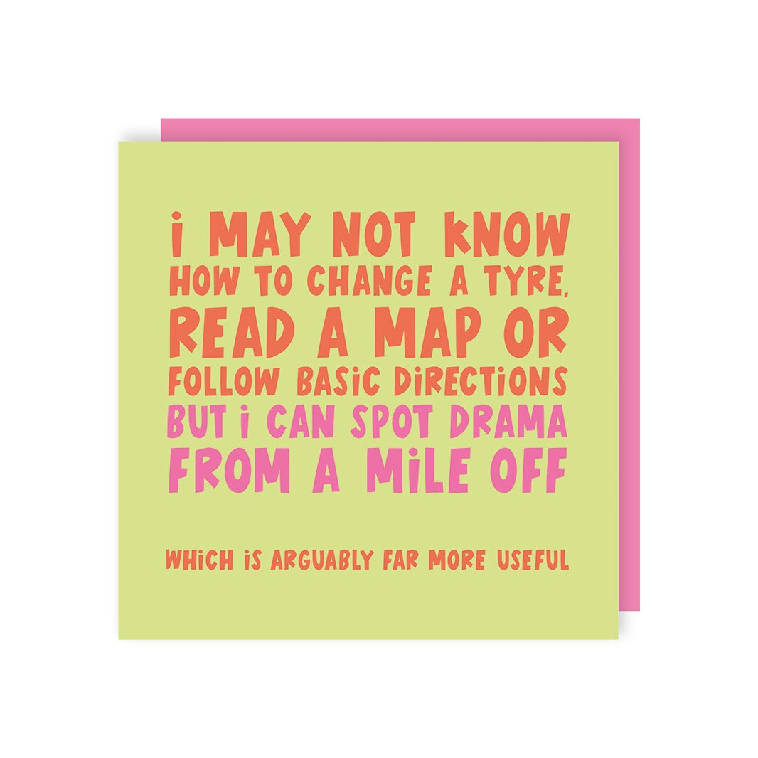 Basic Directions Birthday Card