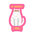 Be Uniquely You Vinyl Sticker
