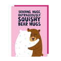 Squishy Bear Hugs Thinking of You Card