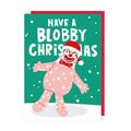 Mr Blobby Christmas Card