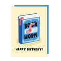 Book Worm Birthday Card
