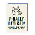 Clocked Out Retirement Card