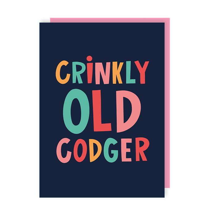 Old Codger Birthday Card