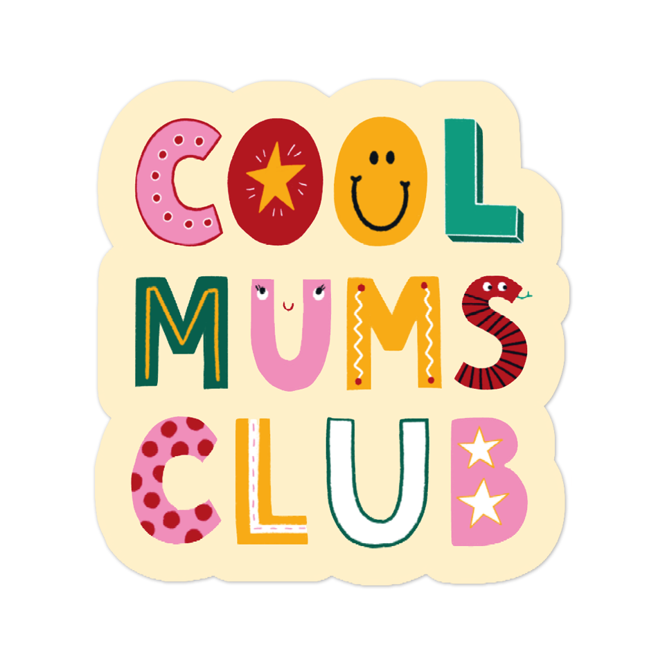 Cool Mums Club Vinyl Sticker