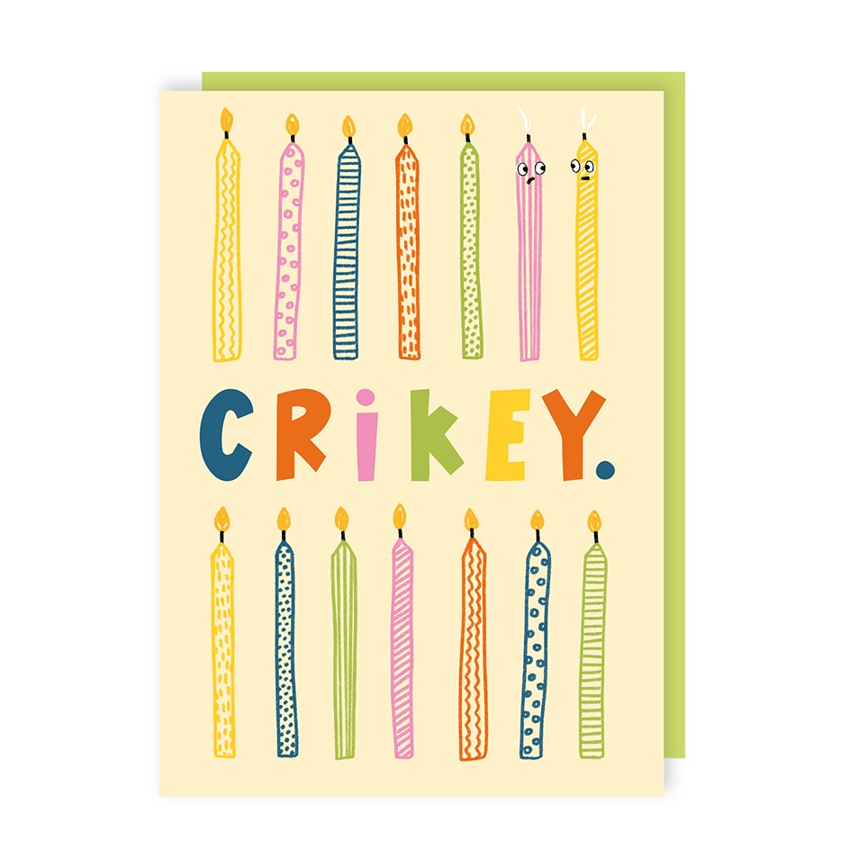 Crikey Birthday Card