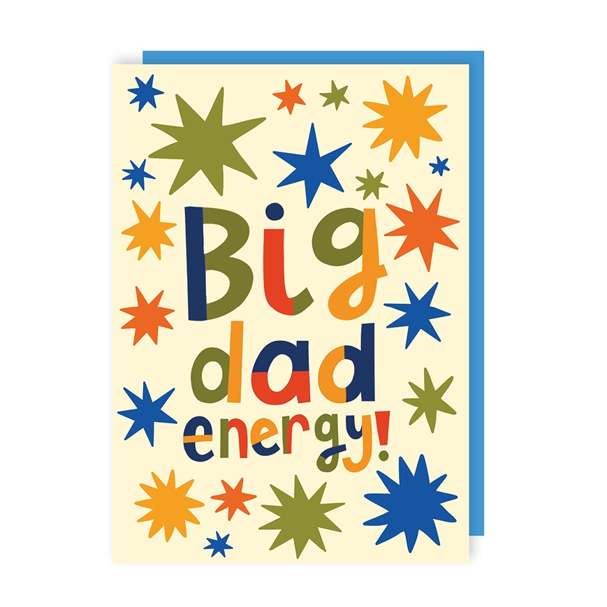 Big Dad Energy Father's Day Card