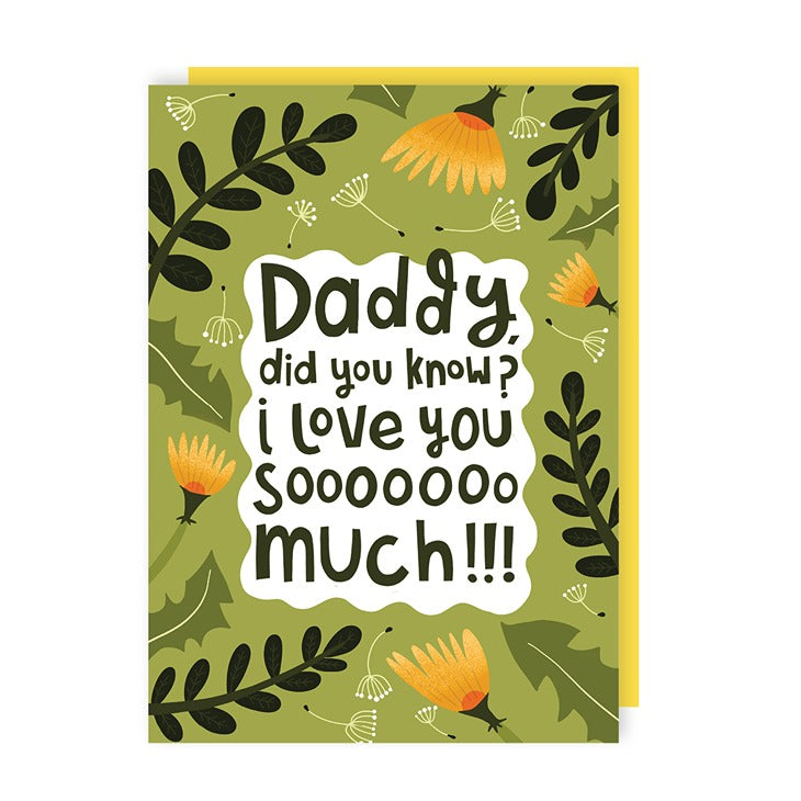 Dad I Love You So Much Father's Day Card