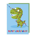 Dinosaur Christmas Card