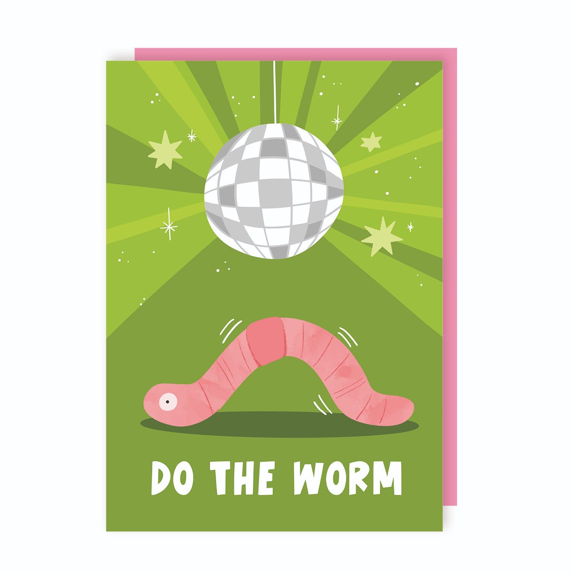 Do The Worm Birthday Card