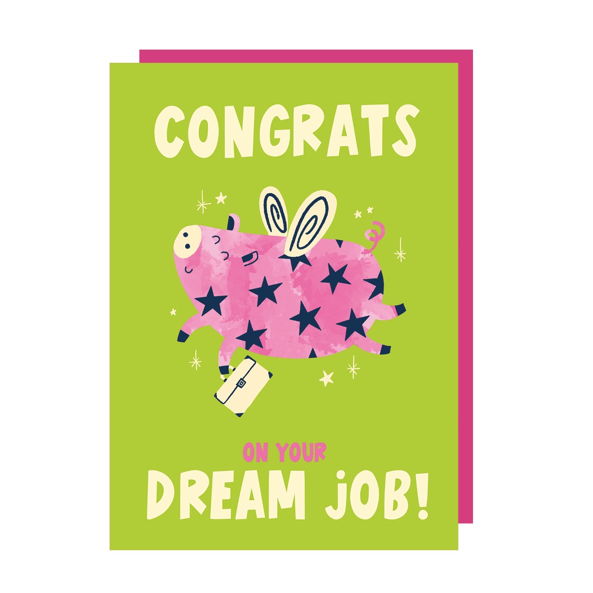 Pig Dream New Job Card