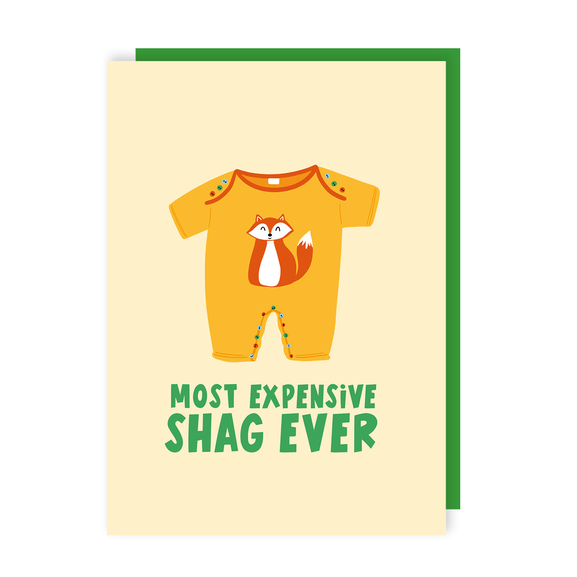 Expensive Shag New Baby Card