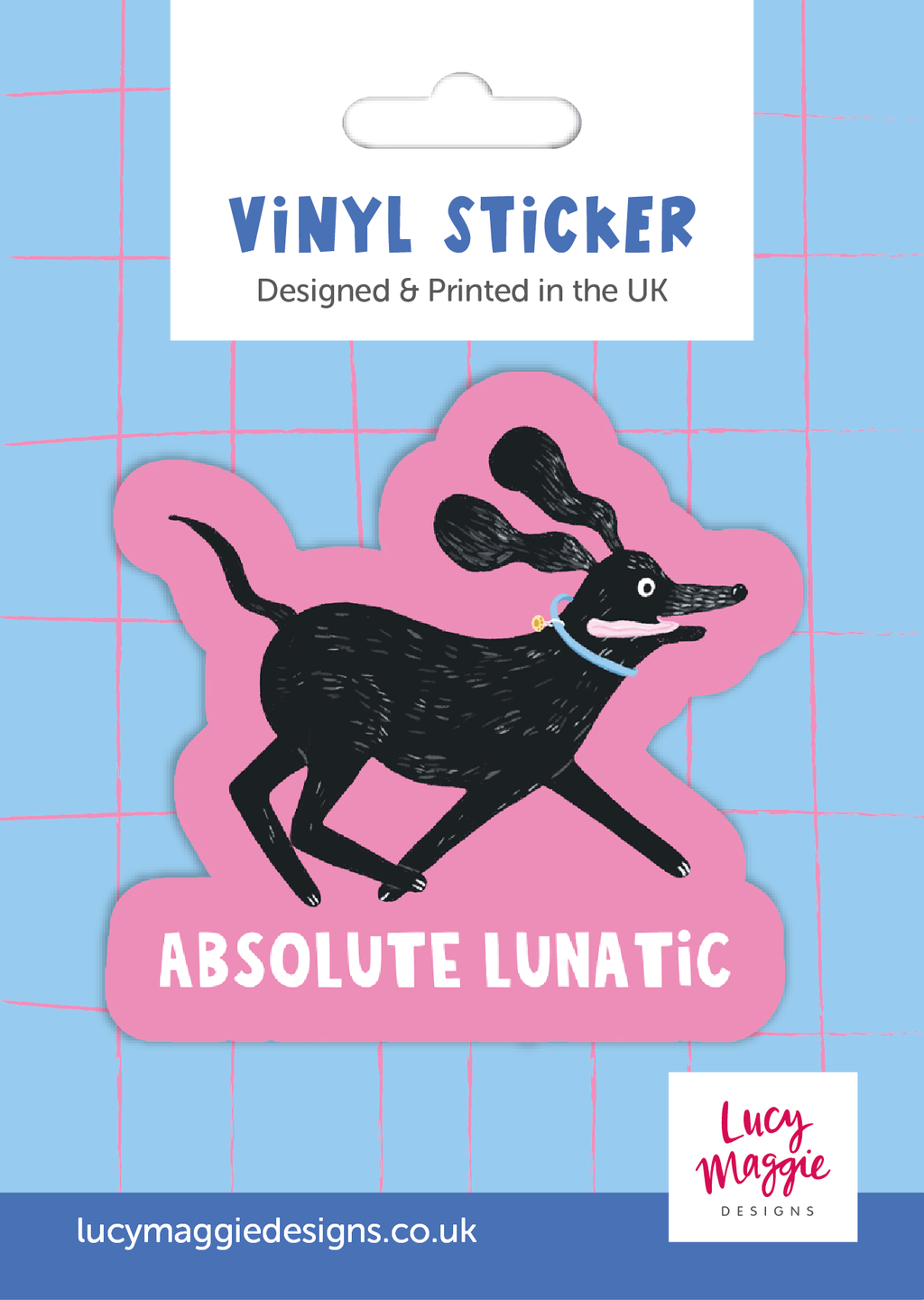 Absolute Lunatic Vinyl Sticker