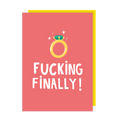 Finally Wedding Card