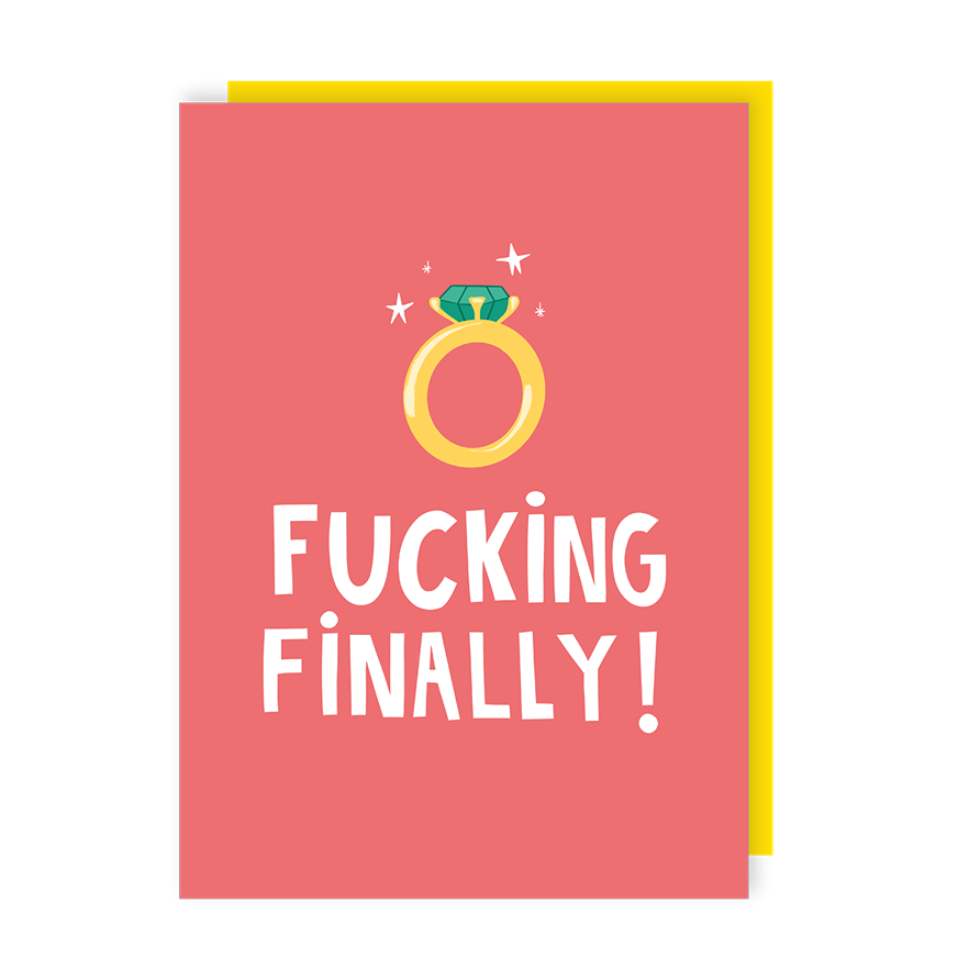 Finally Wedding Card