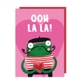 Ooh La La French Frog Love Card