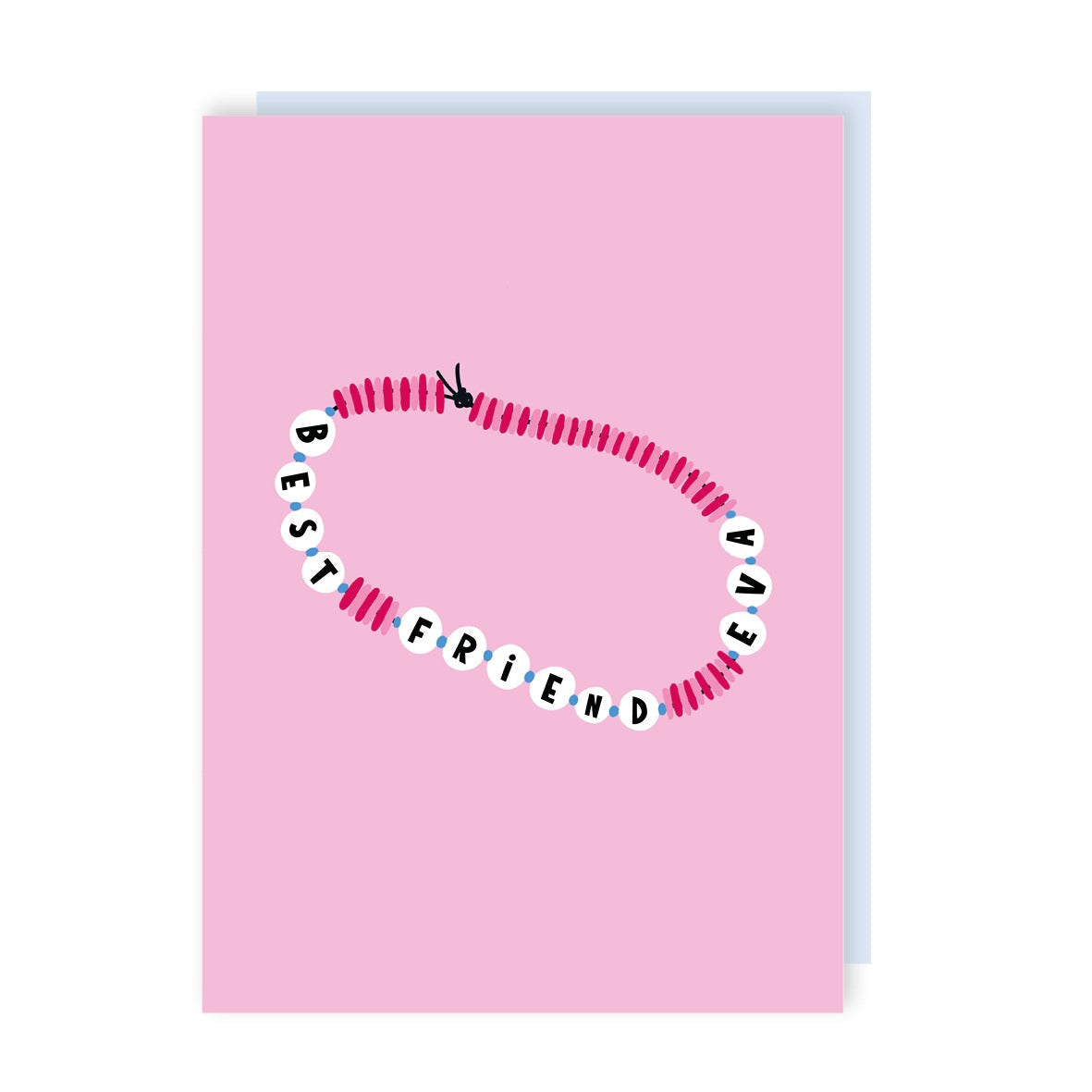 Friendship Bracelet Best Friend Appreciation Card