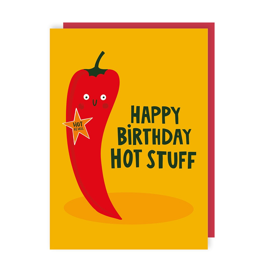 Hot Stuff Birthday Card