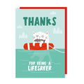 Lifesaver Thank You Card