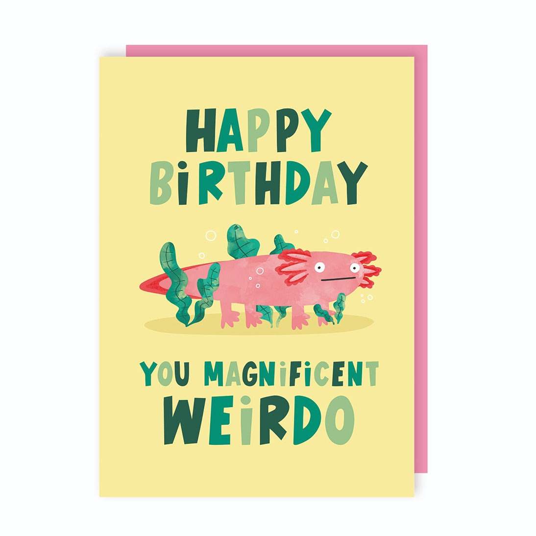 Magnificent Weirdo Birthday Card