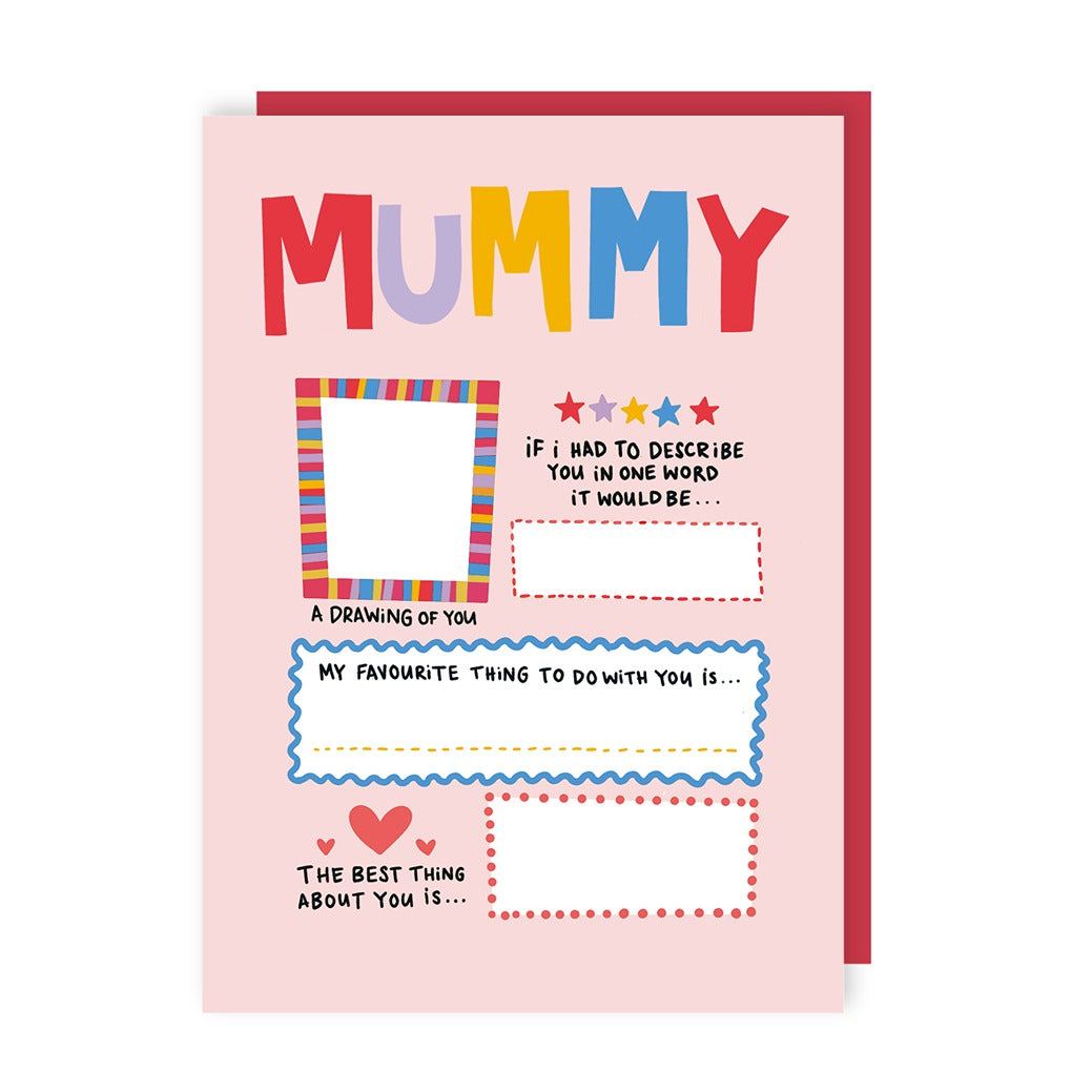 Mummy DIY Mother's Day Card