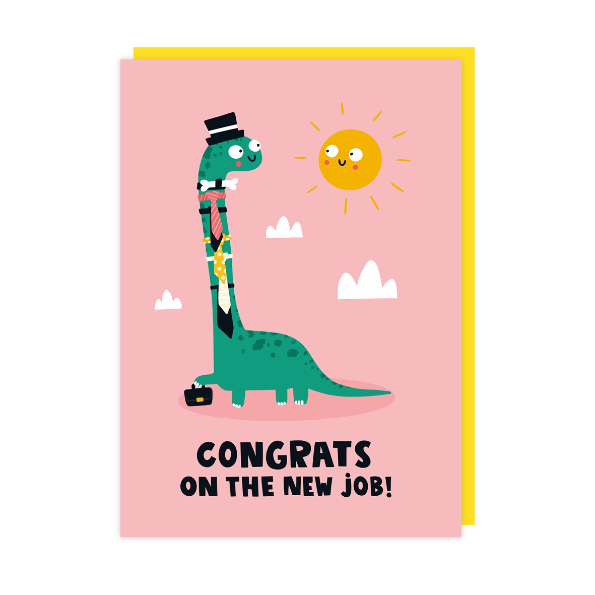Dinosaur New Job Card
