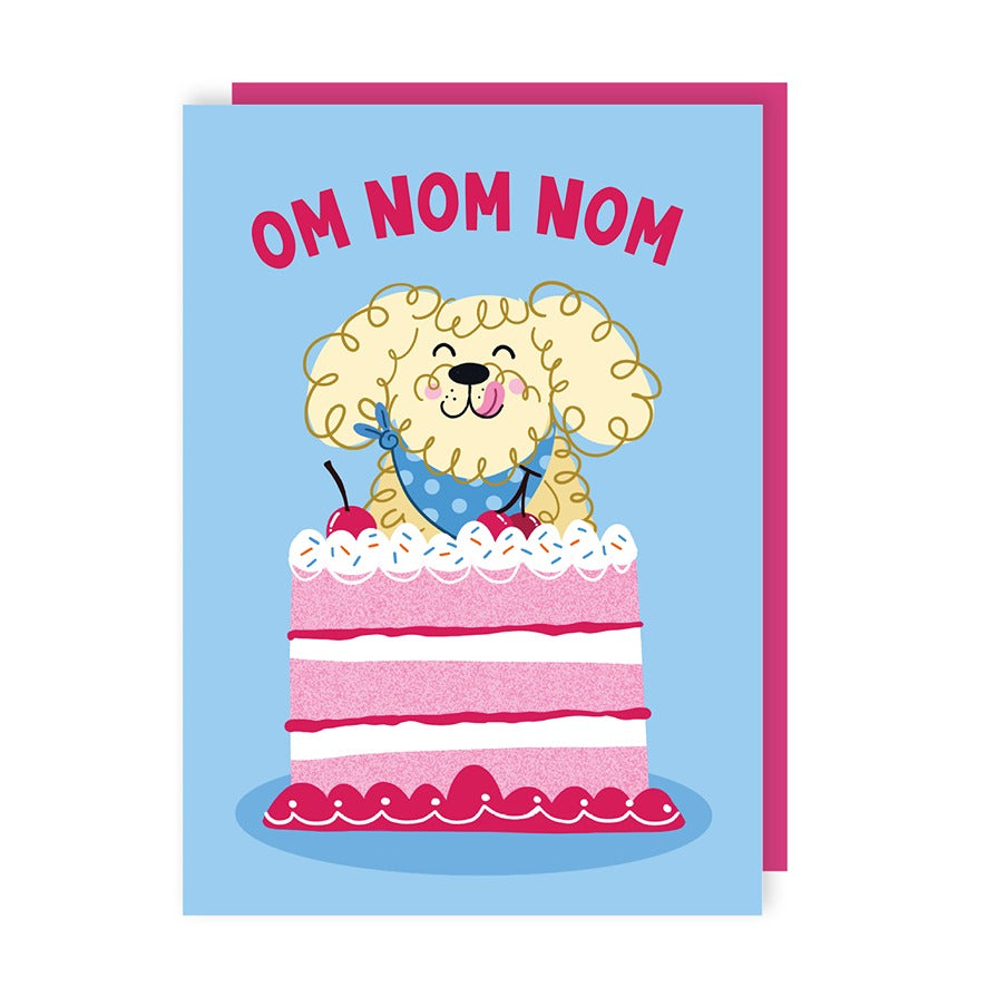 Om Nom Nom Birthday Card