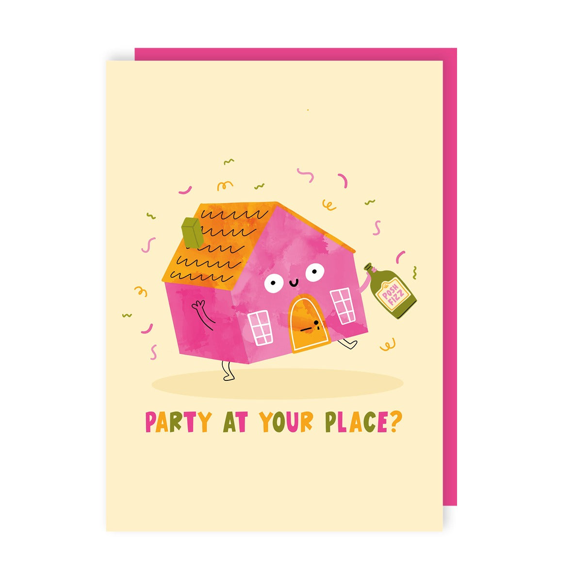 Party at Yours New Home Card