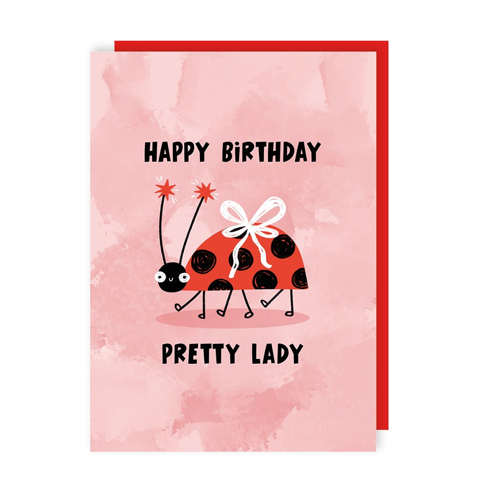 Pretty Lady Birthday Card