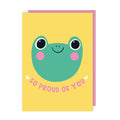 Proud Frog Appreciation Card
