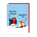 Rockin' Robin Christmas Card