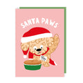 Santa Paws Christmas Card