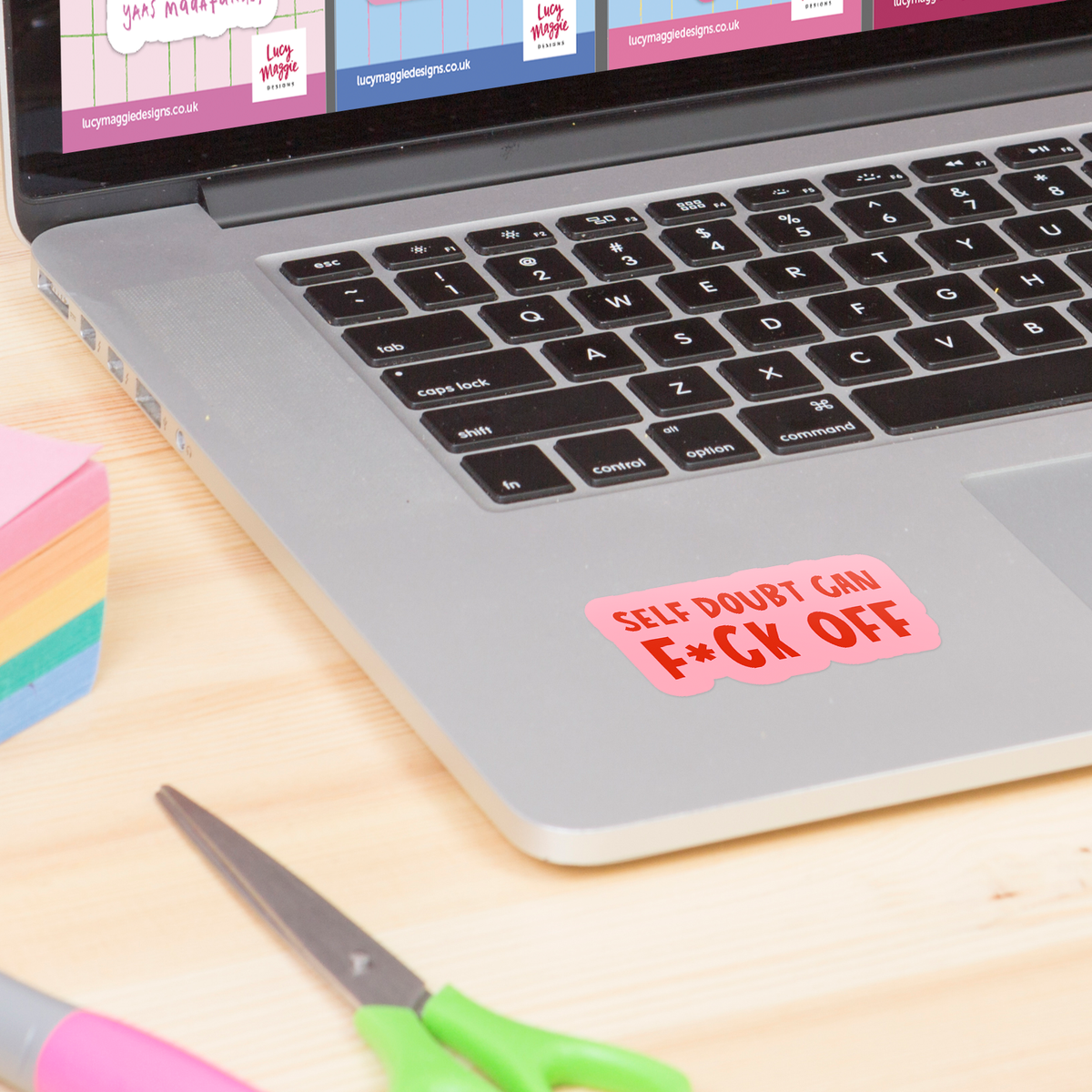 Self Doubt Can F Off Vinyl Sticker