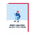 Sexy Pigeon Christmas Card