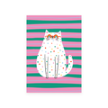 Spotty Cat A5 Art Print