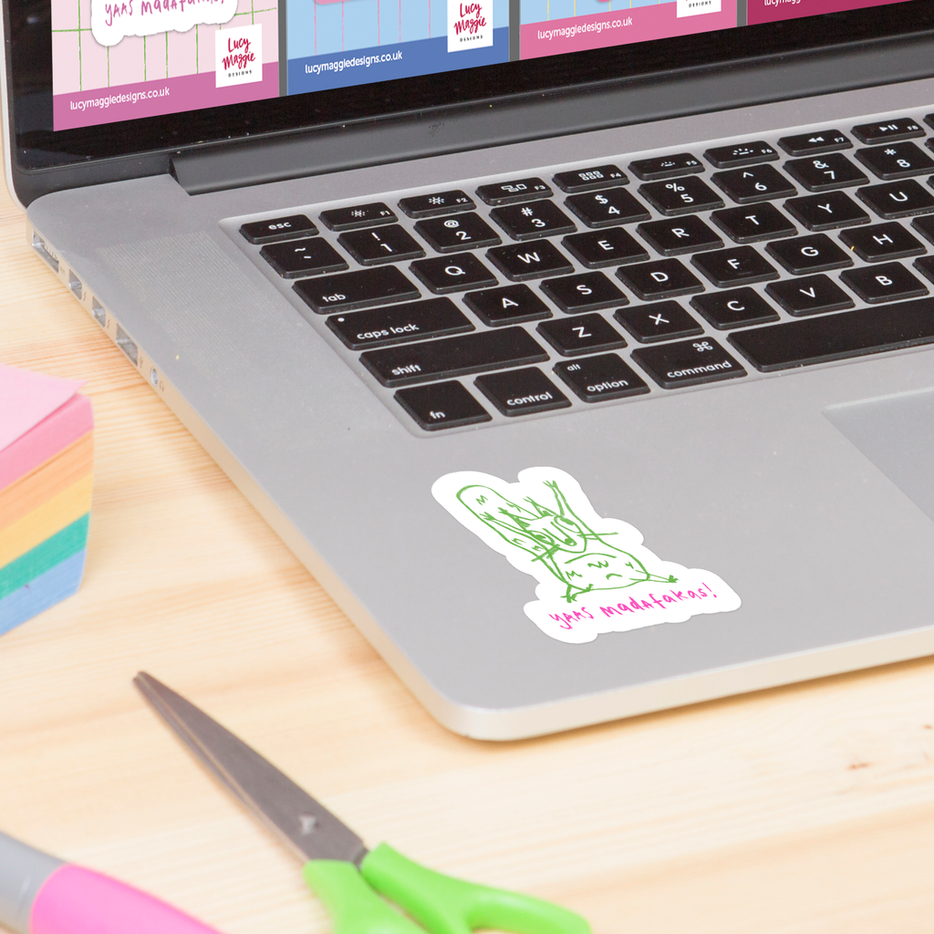 Yaas Madafakas Vinyl Sticker