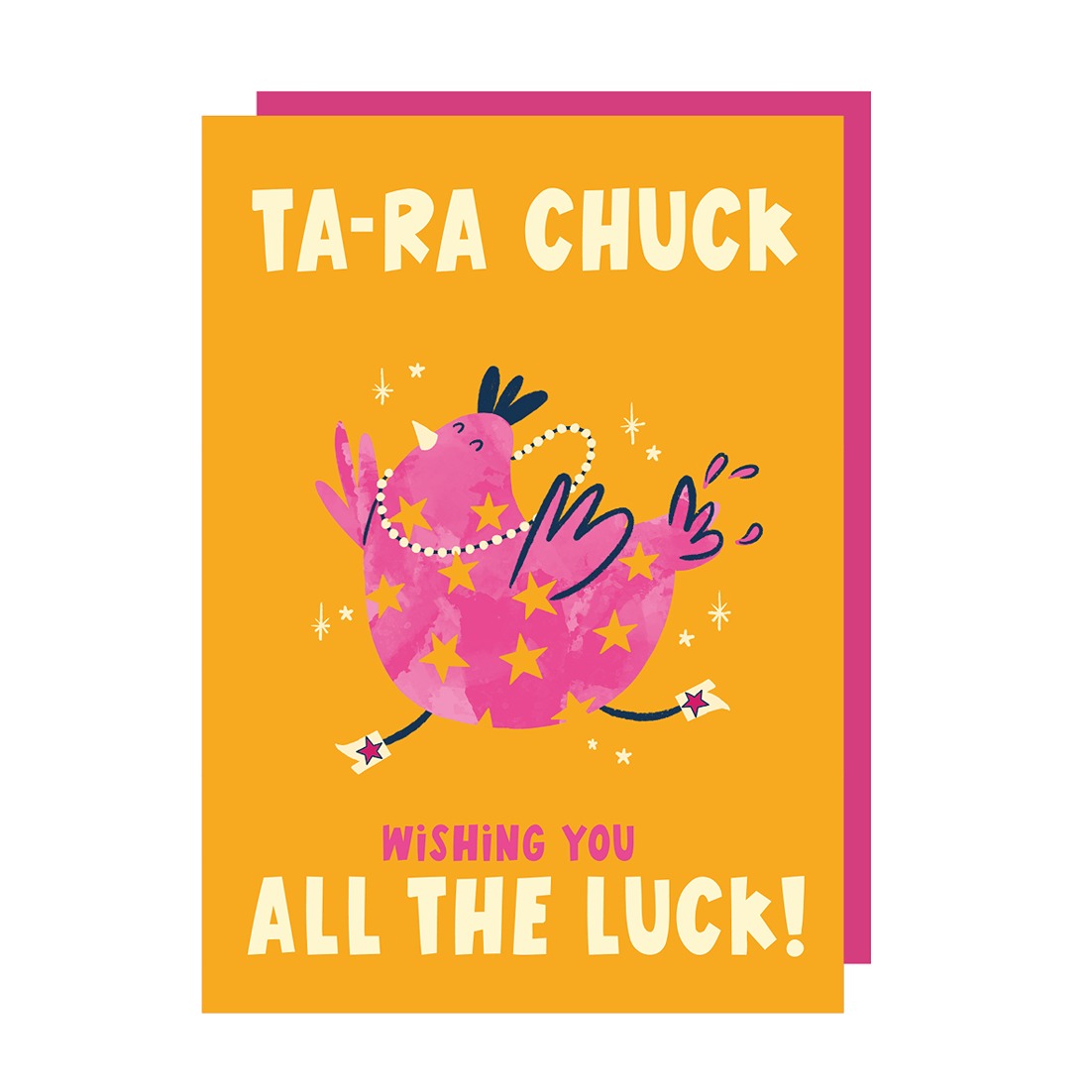 Ta Ra Chuck Good Luck Card