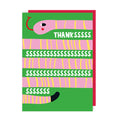 Snake Thank You Card