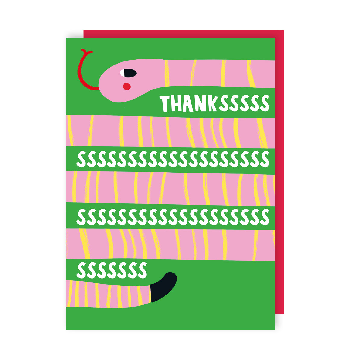 Snake Thank You Card