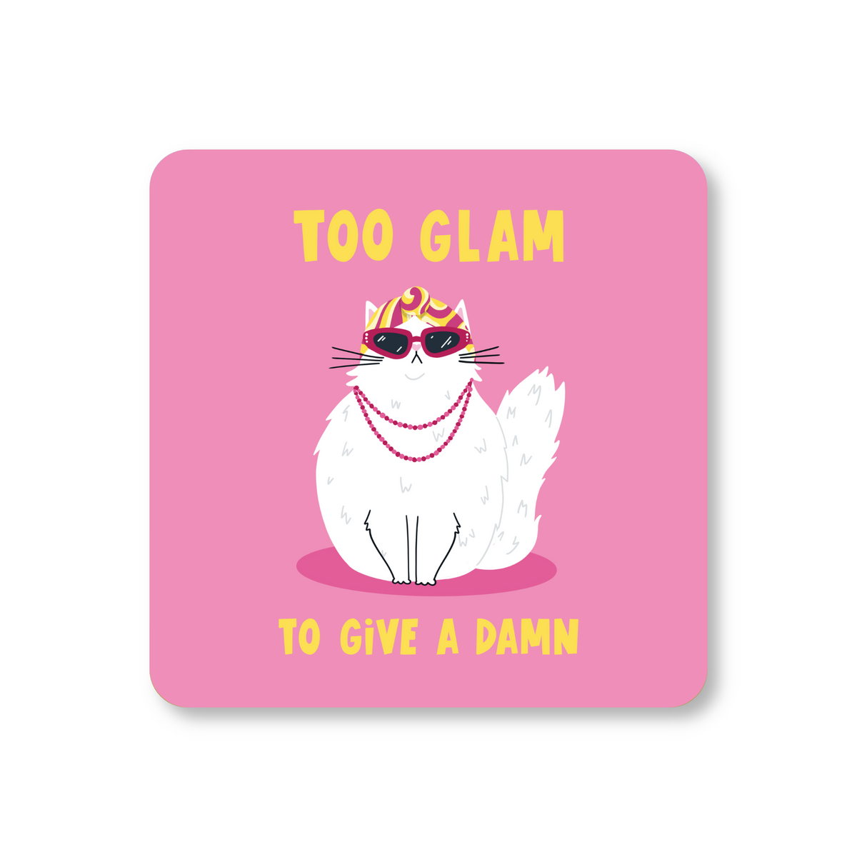 Too Glam Cat Coaster