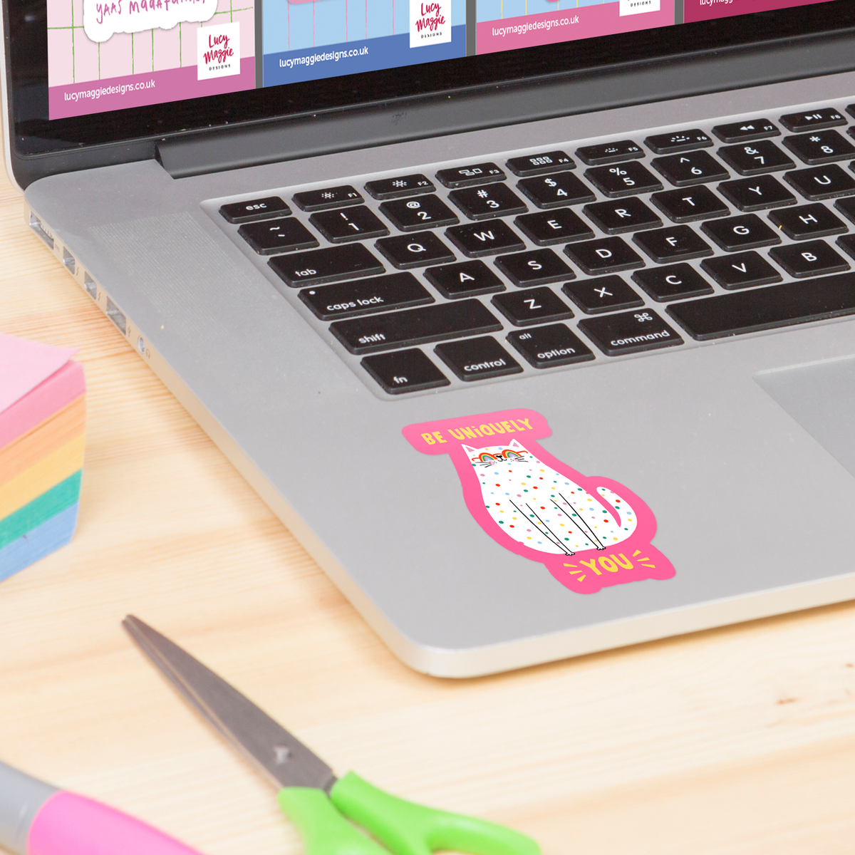 Be Uniquely You Vinyl Sticker
